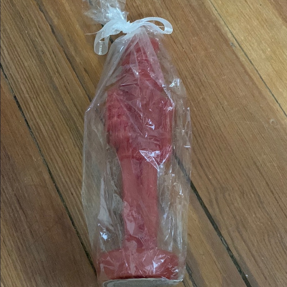 Red Nutcracker Candle